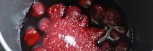 каша с вишней