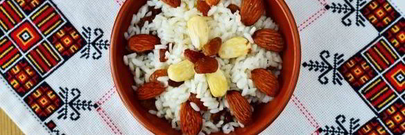 кутья из риса с изюмом поминальная