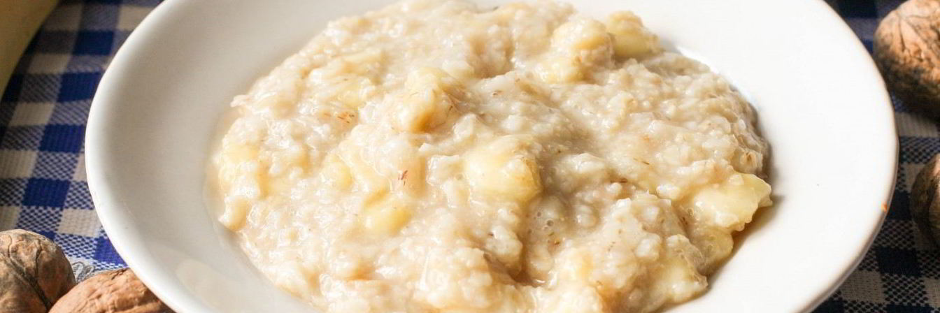 Овсяная каша с бананом