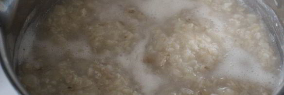 овсяная каша с бананом