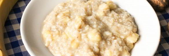 овсяная каша с бананом