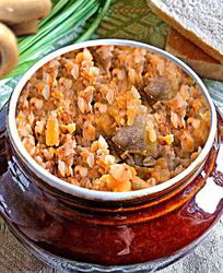 Каши с грибами