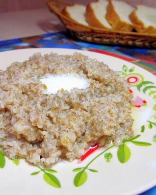 Пшеничная каша на воде