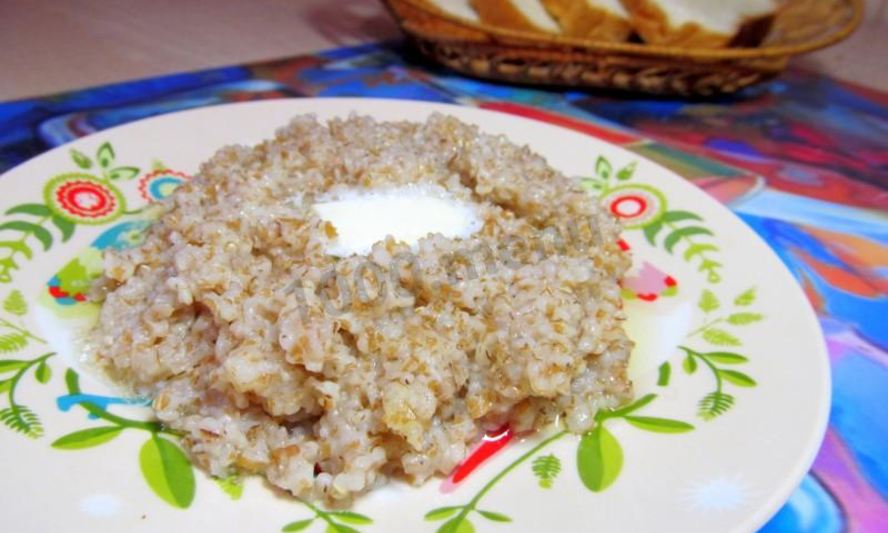 Рецепт пшеничной каши на воде