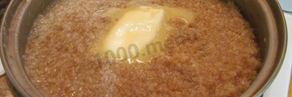 пшеничная каша на воде