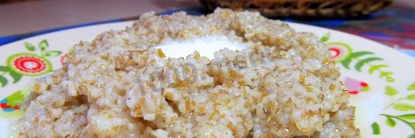 пшеничная каша на воде