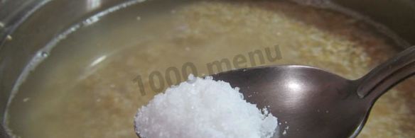 пшеничная каша на воде