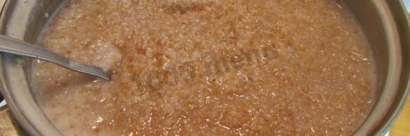 пшеничная каша на воде