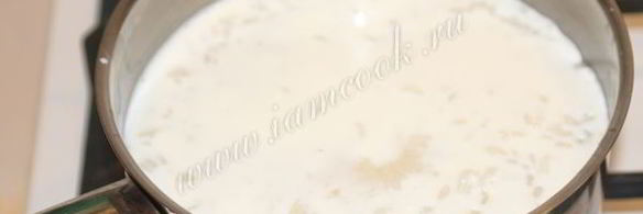 рисовая каша на молоке