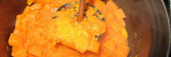 тыквенная каша на молоке