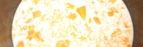 тыквенная каша на молоке