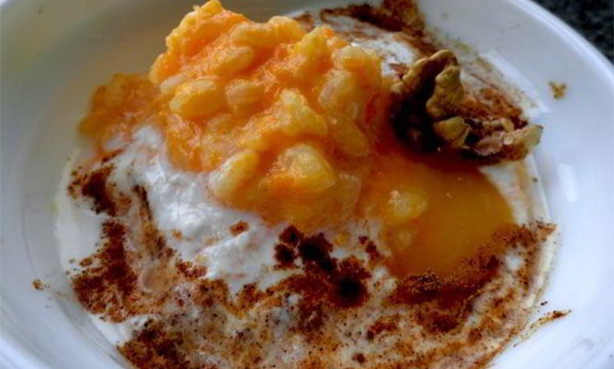 Рецепт тыквенной каши с кокосовой ноткой *дебют*