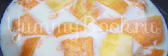 тыквенная каша с рисом и молоком