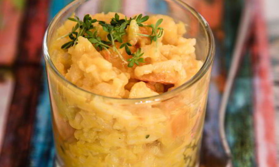 Рецепт тыквенной каши с рисом