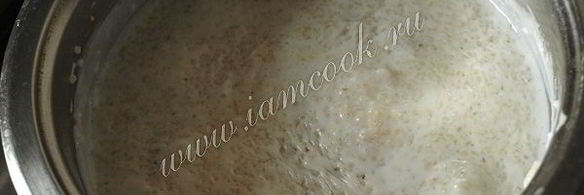 ячневая каша на молоке