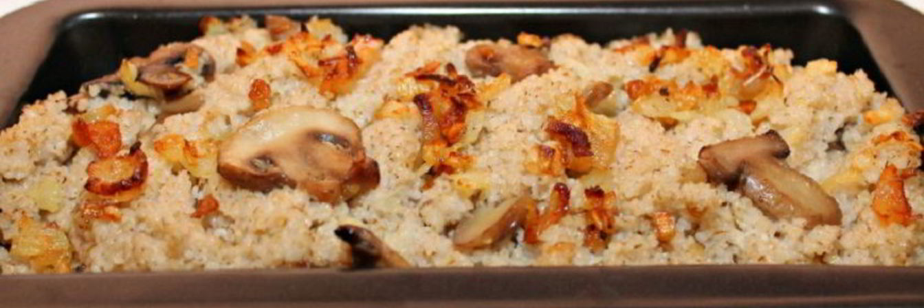 Ячневая каша с грибами