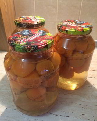 Абрикосы в сахарном сиропе на зиму