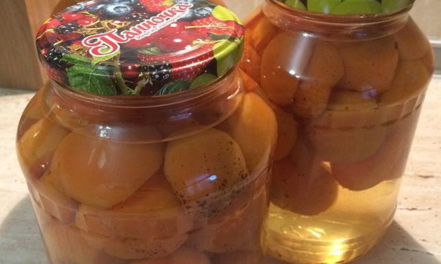 Рецепт абрикосов в сахарном сиропе на зиму