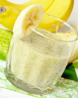 Бананово-мятный коктейль Джунгли