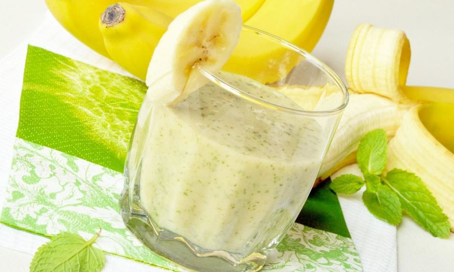 Рецепт бананова-мятного коктейля джунгли