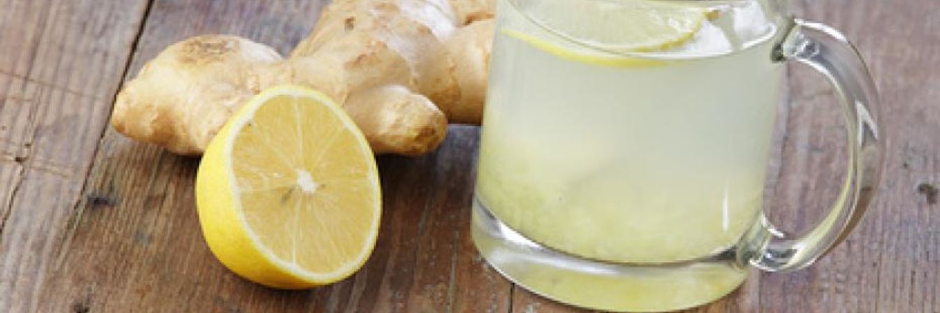 Чай с лимоном и имбирем