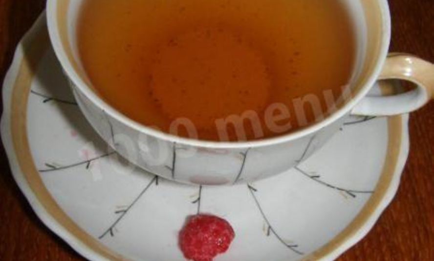 Рецепт чая с малиной