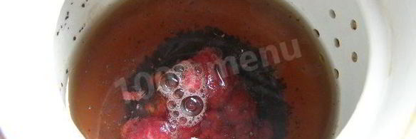 чай с малиной