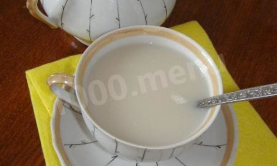 Рецепт чая с молоком