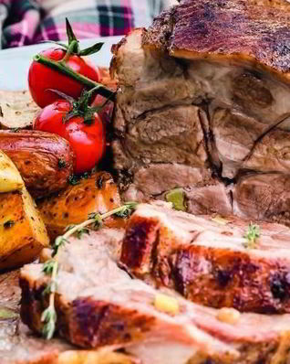 Горячая буженина из свиной шейки