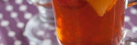 имбирный чай с клубникой