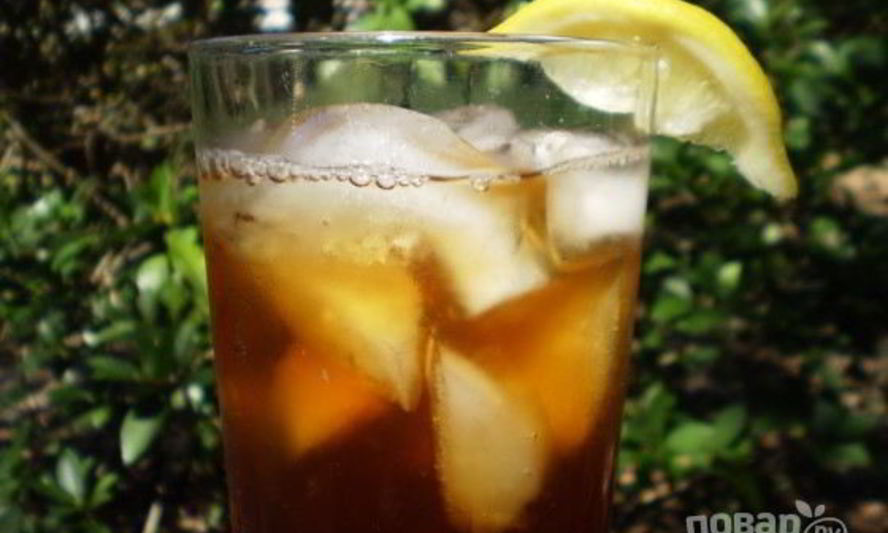 Рецепт холодного чая с лимоном
