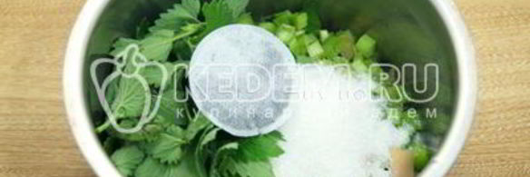 холодный чай с ревенем