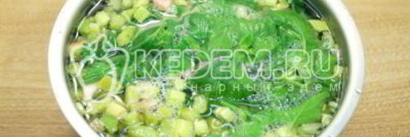 холодный чай с ревенем