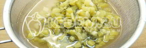 холодный чай с ревенем