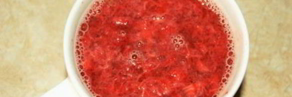 клубничный чай