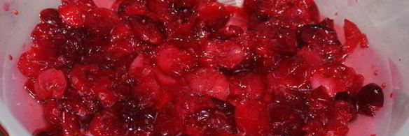 клюквенный чай