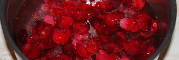 клюквенный чай