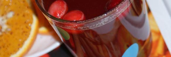 клюквенный чай