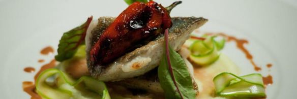 рыба святого петра с чайным соусом бергамот