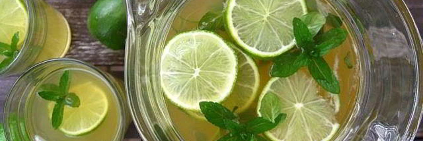 Зеленый чай с мятой