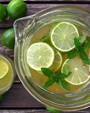 Зеленый чай с мятой