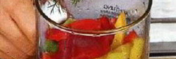 кефирный напиток с овощами