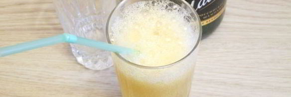 коктейль беллини с шампанским