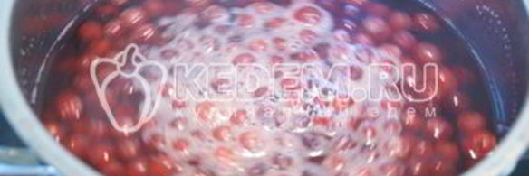 клюквенный морс