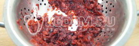 клюквенный морс