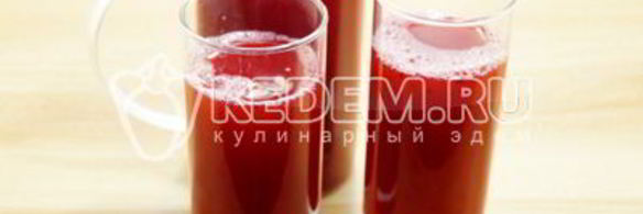 клюквенный морс