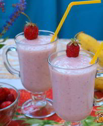 Клубничные коктейли