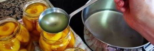 персики в сиропе