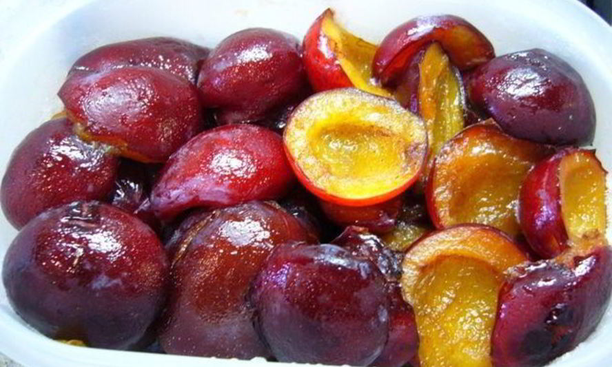 Рецепт сливы, замороженной в сахарном сиропе