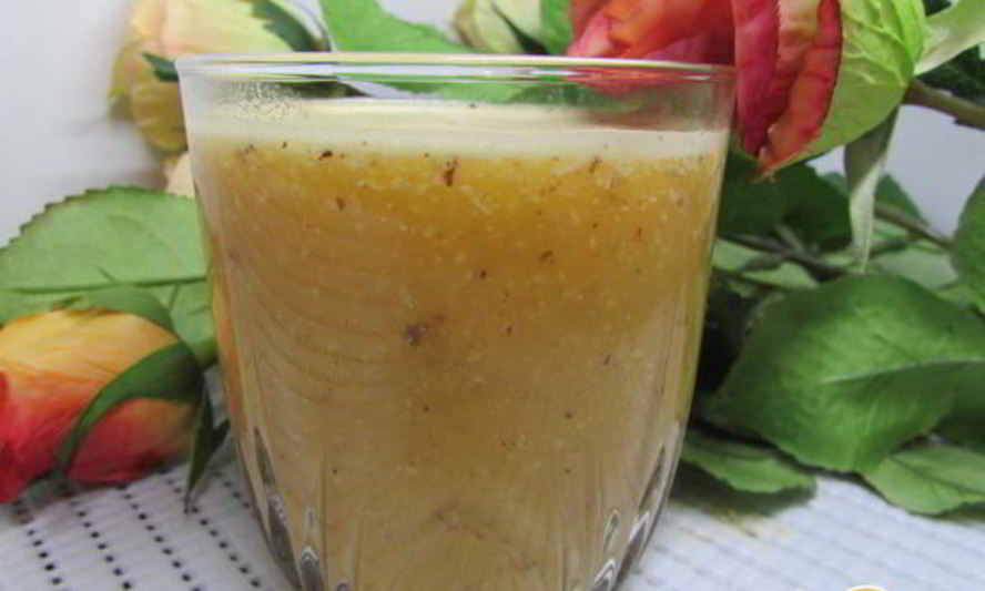 Рецепт апельсинова-бананового смузи с миндалем